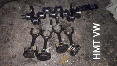 Polo çıkma krank mili piston biyel kolu 1 2 tsi 1 4 tsi CZC CZD motor 04ER